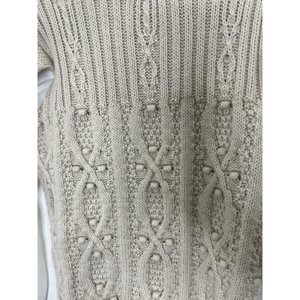 Alice blue women's crochet sweater size‎ Small ruffle - Picture 3 of 11